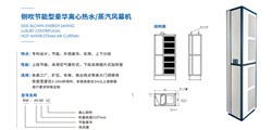 立式側(cè)吹熱水(蒸汽)風(fēng)幕機(jī)